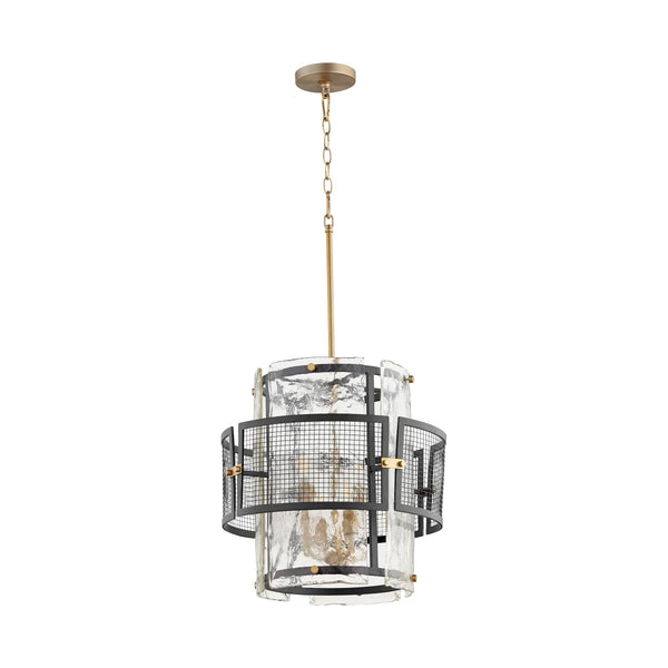 Panorama Chandelier | Noir & Aged Brass - Small