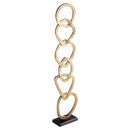 Perpetual Tower Sculpture | Antique Brass