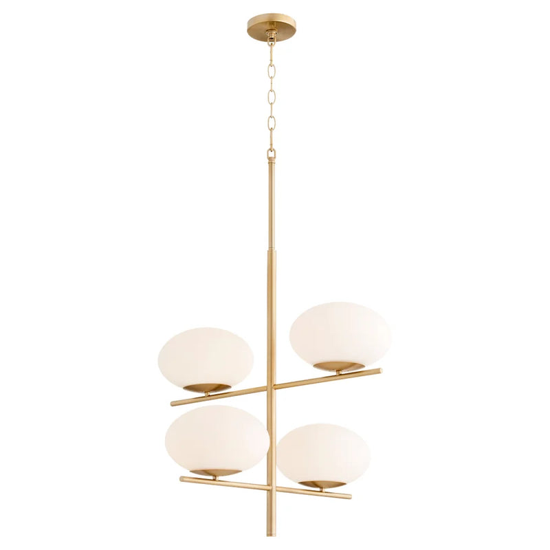 Pod Chandelier | Aged Brass - Small