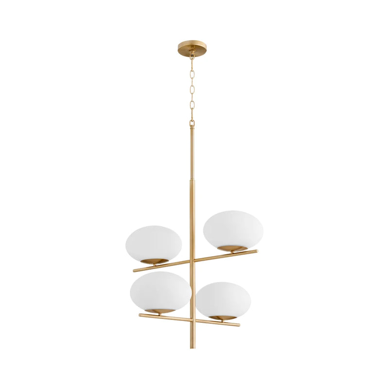 Pod Chandelier | Aged Brass - Small