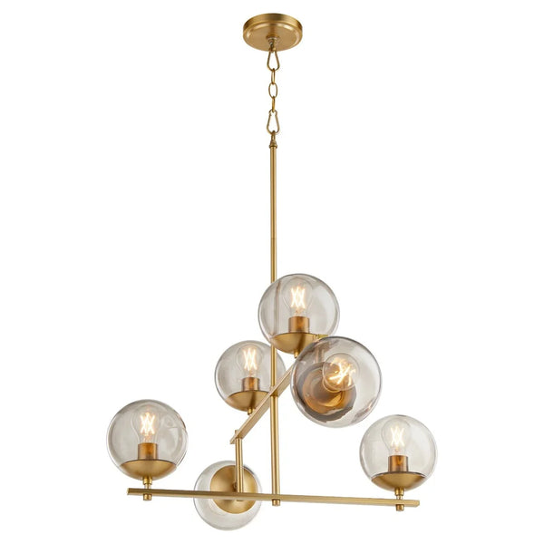 Edmonds Chandelier | Aged Brass