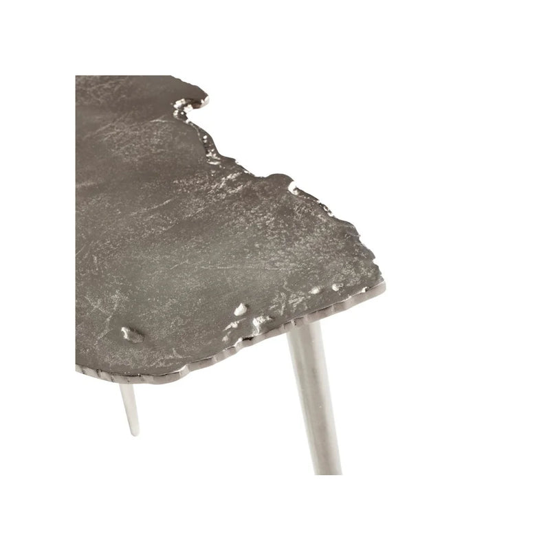 Needle Side Table | Antique Nickel