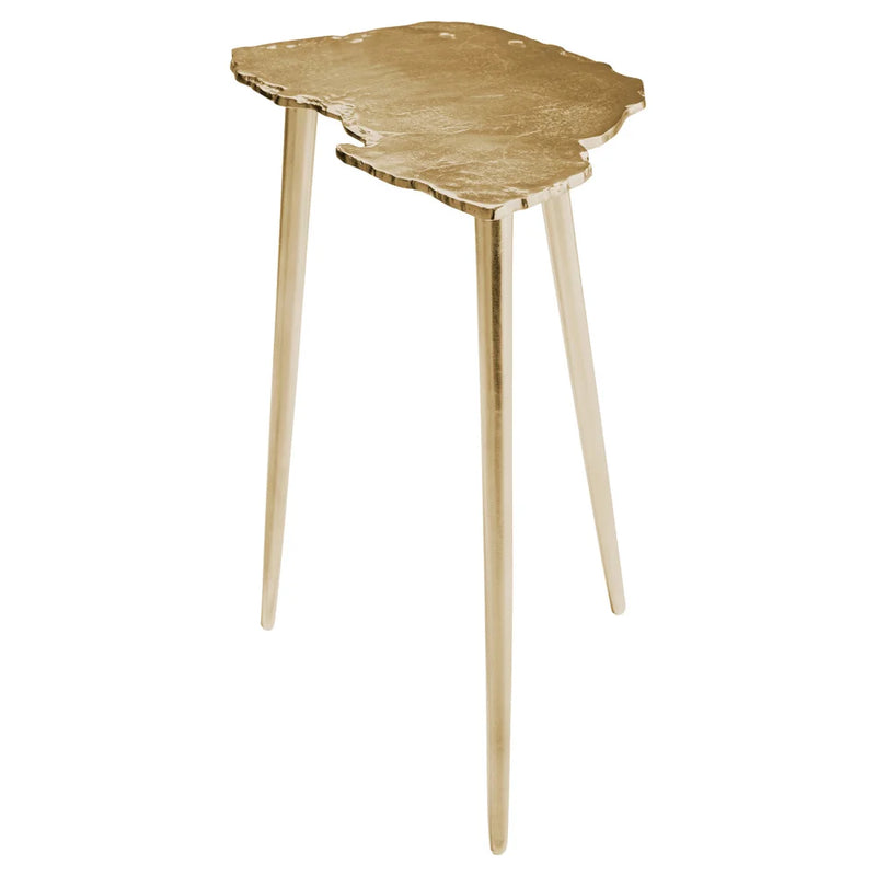 Needle Side Table | Aged Gold