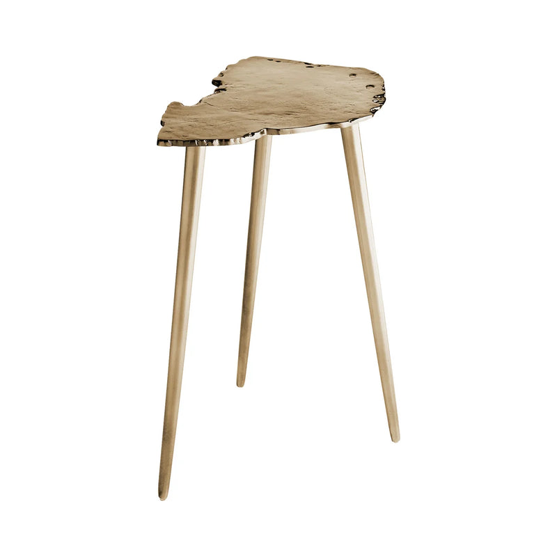 Needle Side Table | Aged Gold