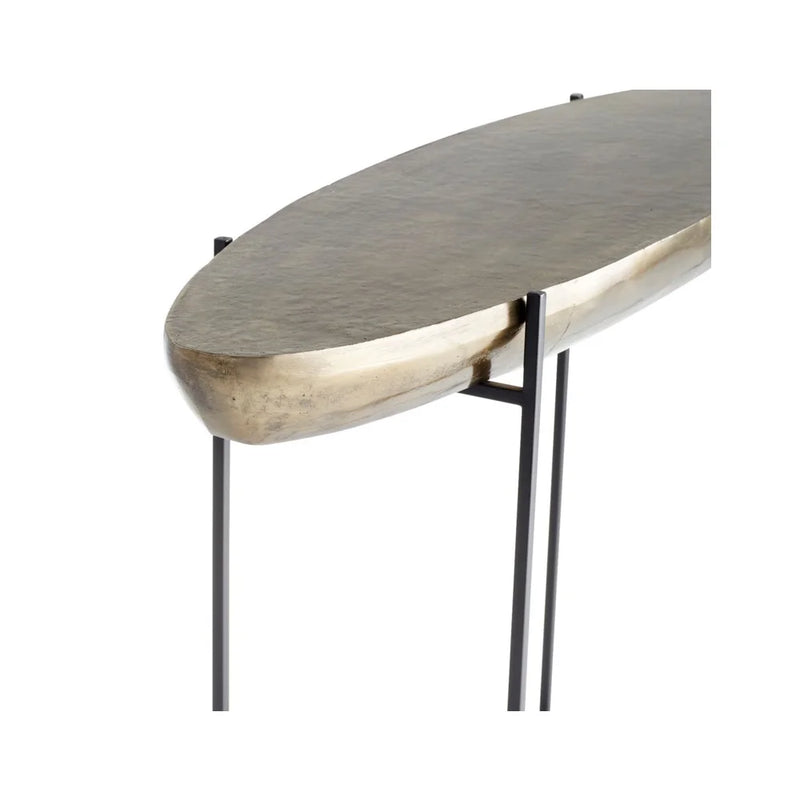 Pontoon Console Table | Aged Gold