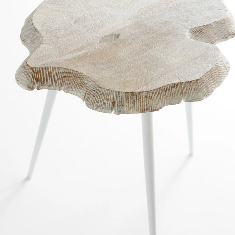 Palmer Side Table | Whitewash