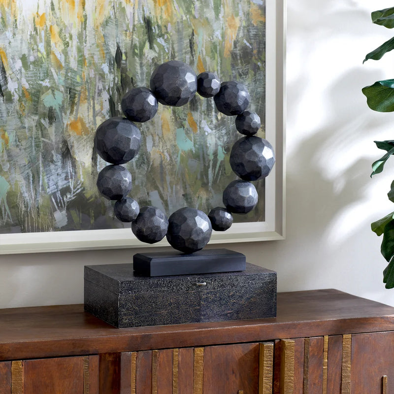 Garnet Sculpture | Black