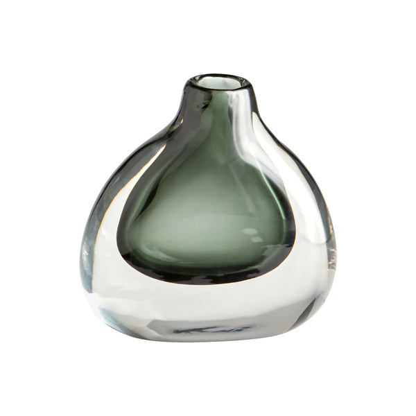 Moraea Vase | Grey/Clear - Small