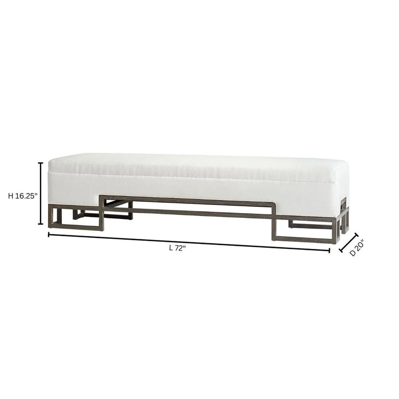 Vanora Bench | White