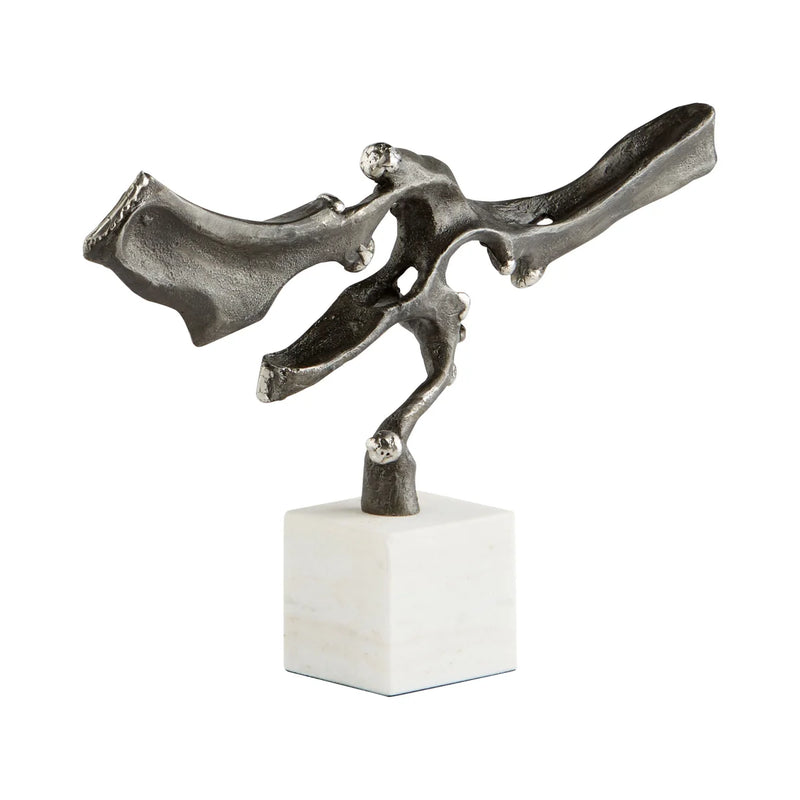 Rivulet Sculpture | Bronze & White