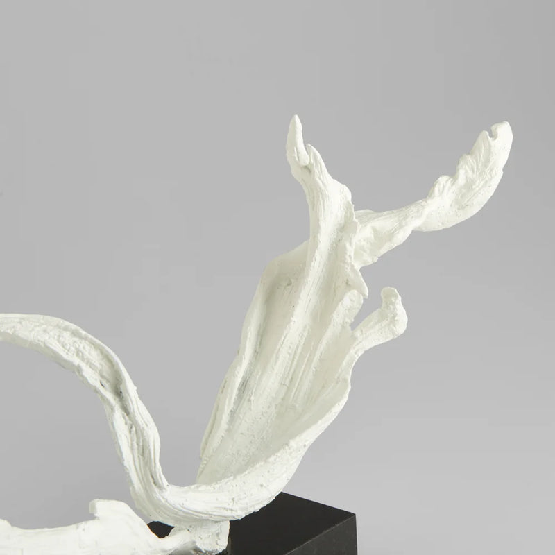 Lorelei Sculpture | White & Black