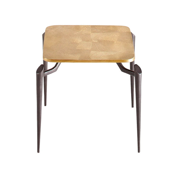 Tarsal Side Table | Black & Gold