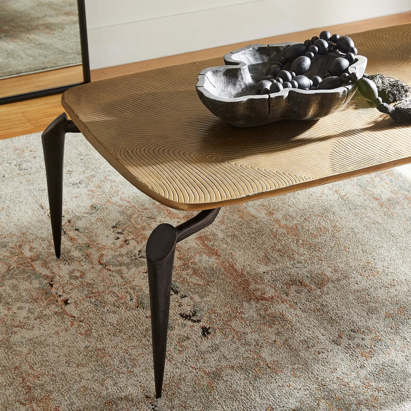 Tarsal Coffee Table | Black & Gold