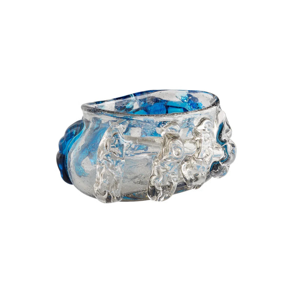 Arethusa Bowl | Clear | Cobalt