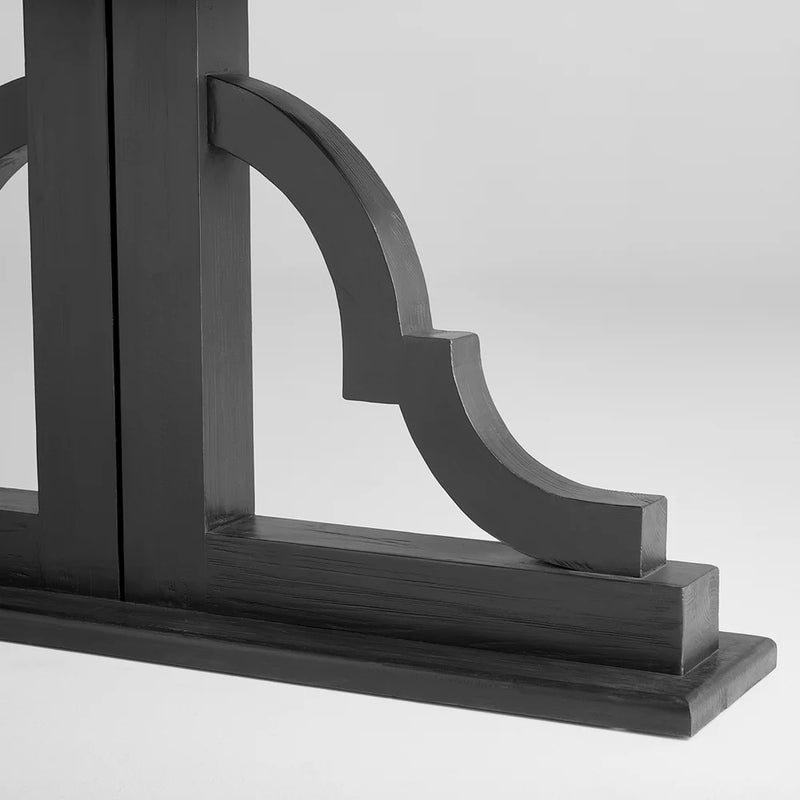 Bahia Console Table | Satin Black