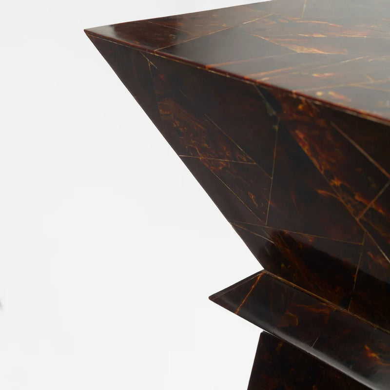 Taurus Accent Table | Brown