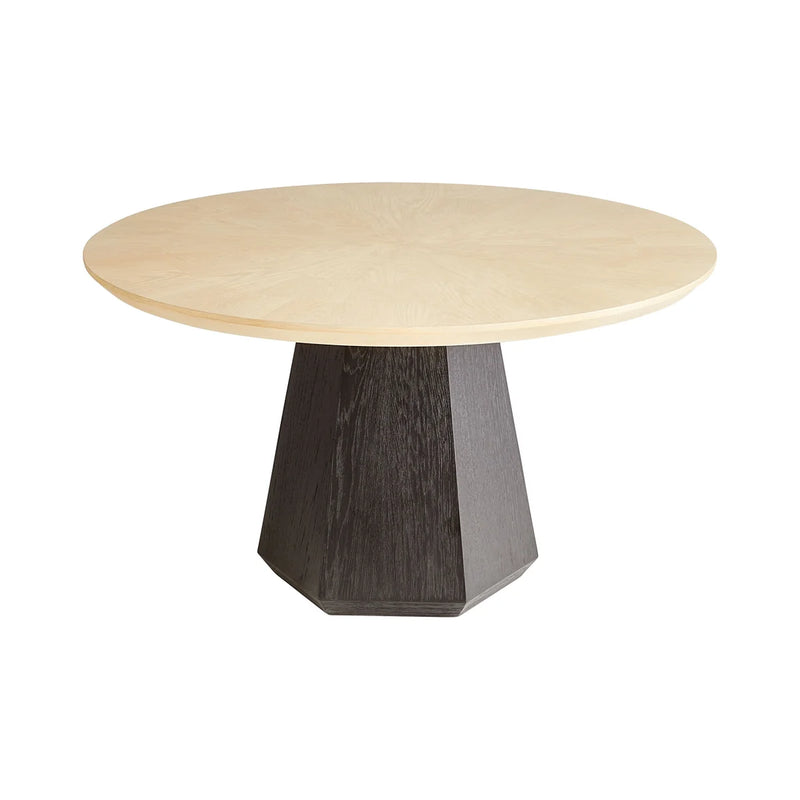 Lamu Dining Table | Natural Oak - Black