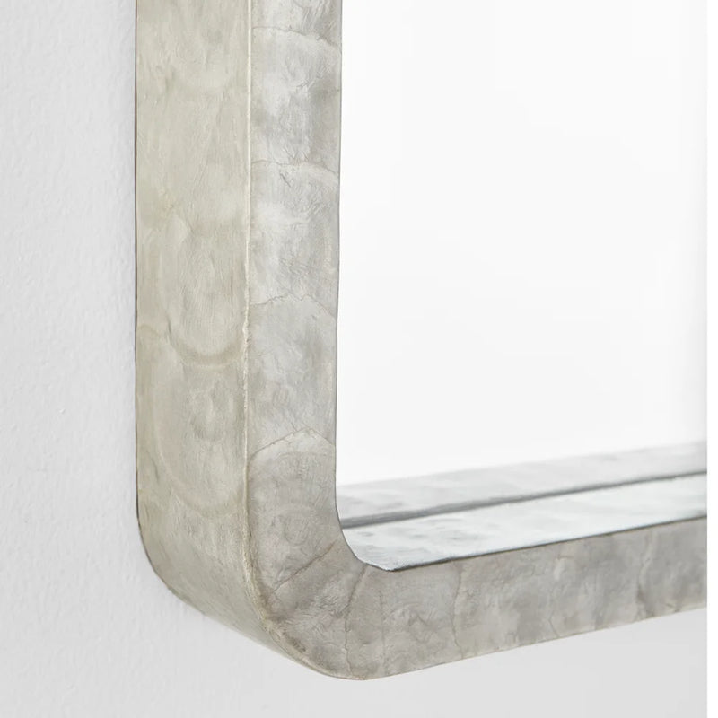 Triton Rectangular Mirror | Taupe