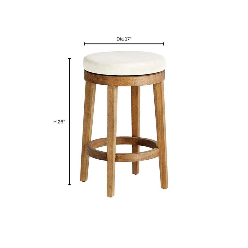 Archon Counter Stool | Walnut Finish