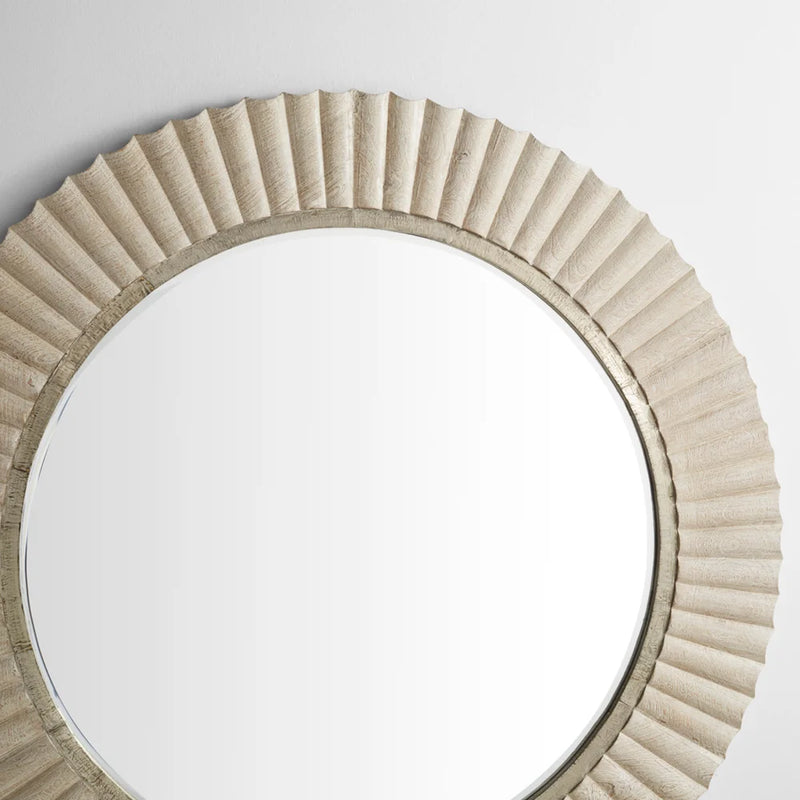 Estriada Mirror | Cerused Mango wood