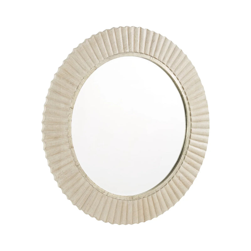 Estriada Mirror | Cerused Mango wood