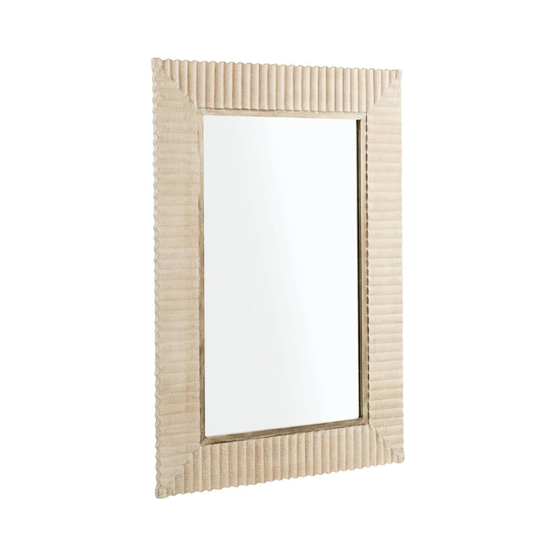 Estriada Mirror | Cerused Mango wood