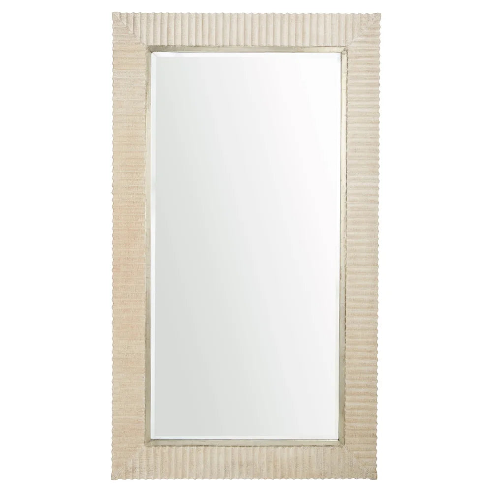Estriada Floor Mirror | Cerused Mango wood