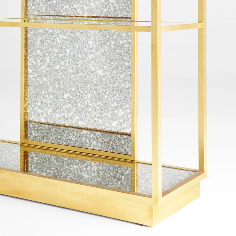 Etagere | Gold Leaf - Antique Mirrored Glass