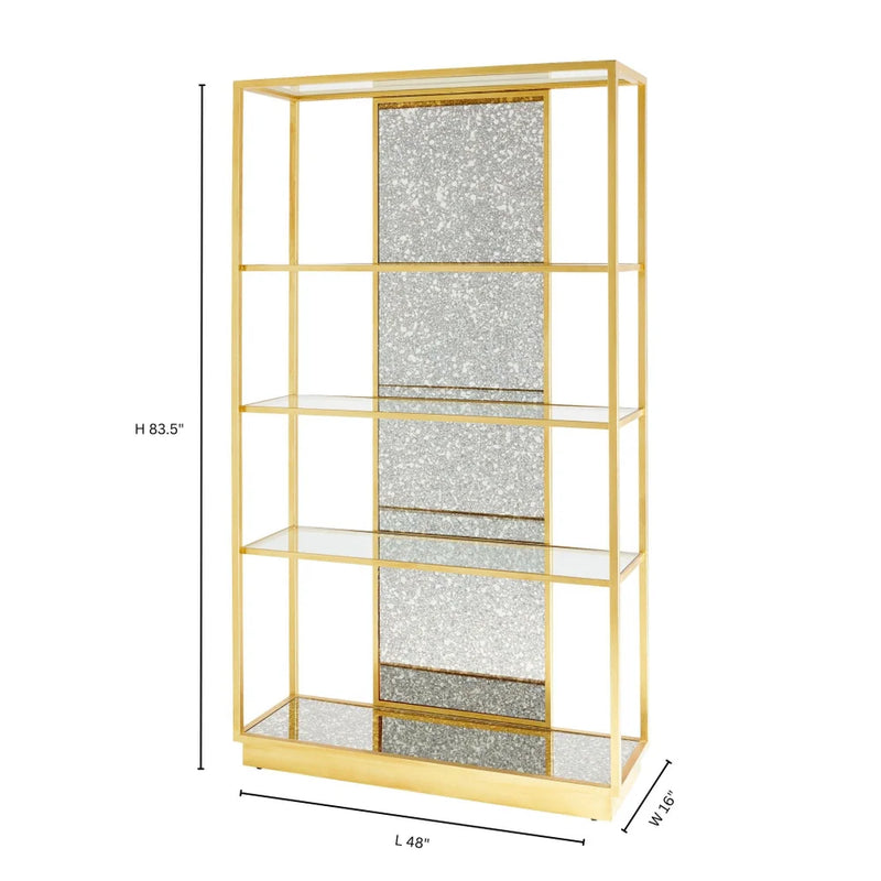 Etagere | Gold Leaf - Antique Mirrored Glass