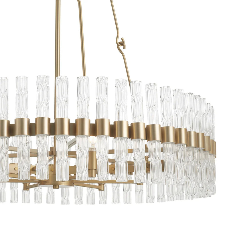 Nobel 6-Light Chandelier | Aged Brass