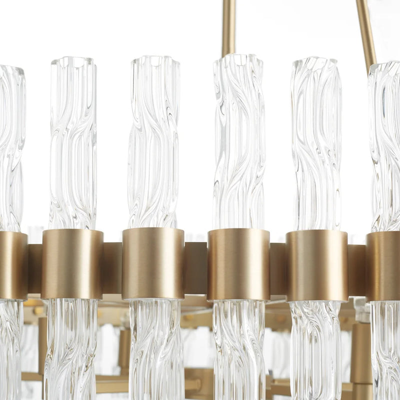 Nobel 6-Light Chandelier | Aged Brass