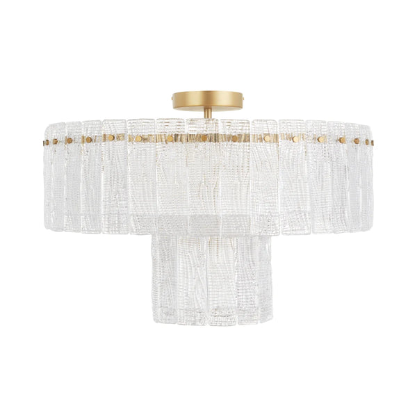 Othello 7-Light Ceiling Mount | Aged Brass