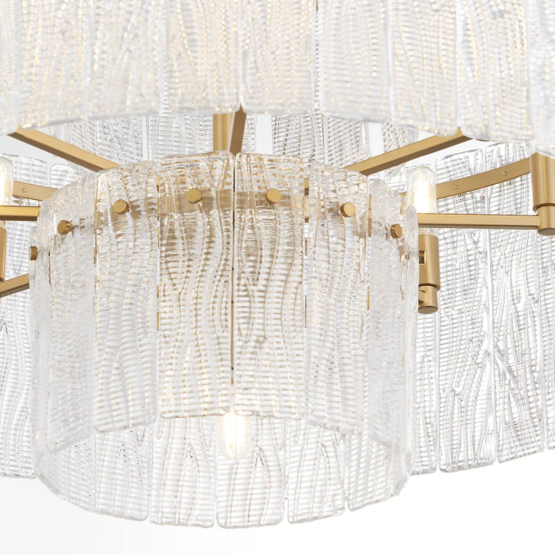 Othello 9-Light Chandelier | Aged Brass