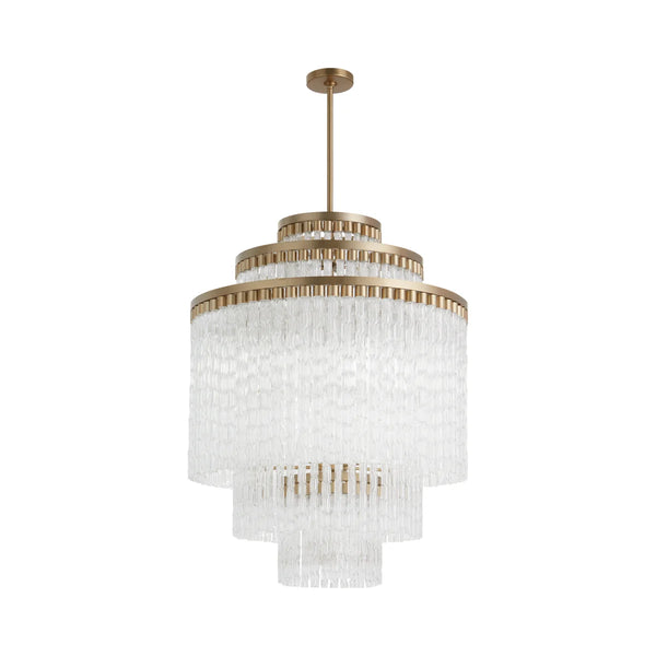 Nobel 18-Light Chandelier | Aged Brass