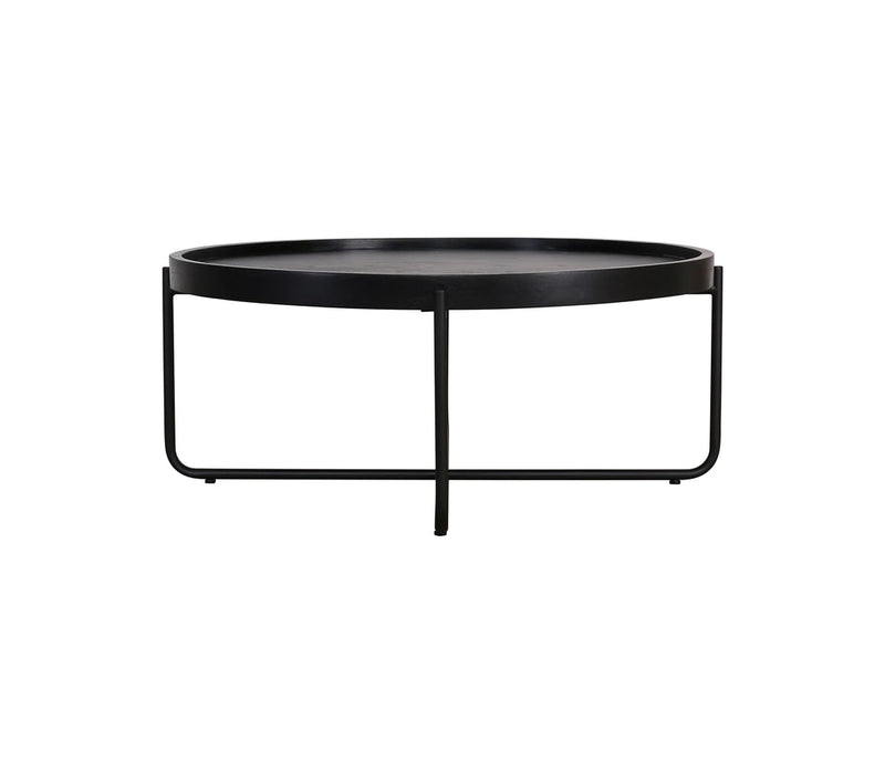 Oliver Round Coffee Table | Black