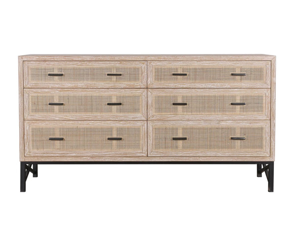 Noah 6 Drawer Dresser | Natural