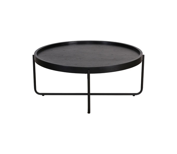 Oliver Round Coffee Table | Black