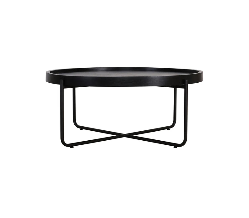 Oliver Round Coffee Table | Black