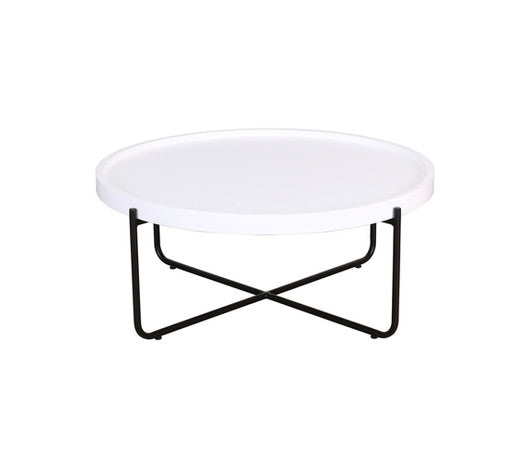 Oliver Round Coffee Table | White