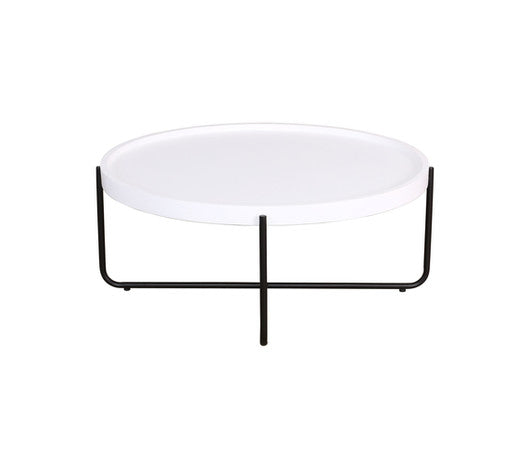 Oliver Round Coffee Table | White