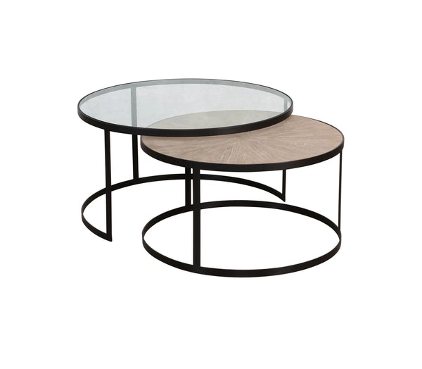 Pierre Set of 2 Coffee Tables | Natural