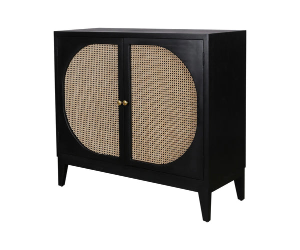 Olivia 2 Door Cabinet | Black