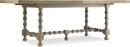 Casual Dining Ciao Bella 84” Trestle Table - Natural | with 2 x 18” leaves