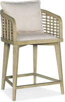 Surfrider Barrel Back Counter Stool