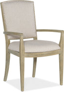 Casual Dining Surfrider Carved Back Arm Chair | 2 chairs
