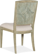 Casual Dining Surfrider Carved Back Side Chair | 2 chairs