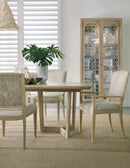 Casual Dining Surfrider Carved Back Arm Chair | 2 chairs