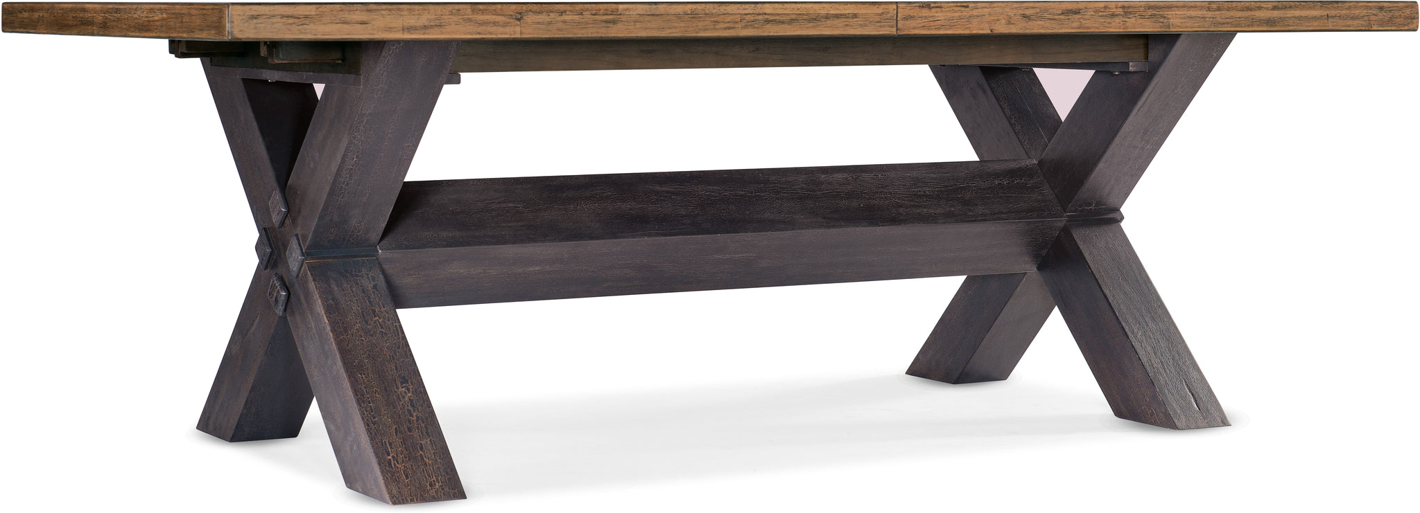 Casual Dining Big Sky Trestle Dining Table | with 2 x 20” leaves