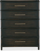 Retreat Pole Rattan Five-Drawer Chest