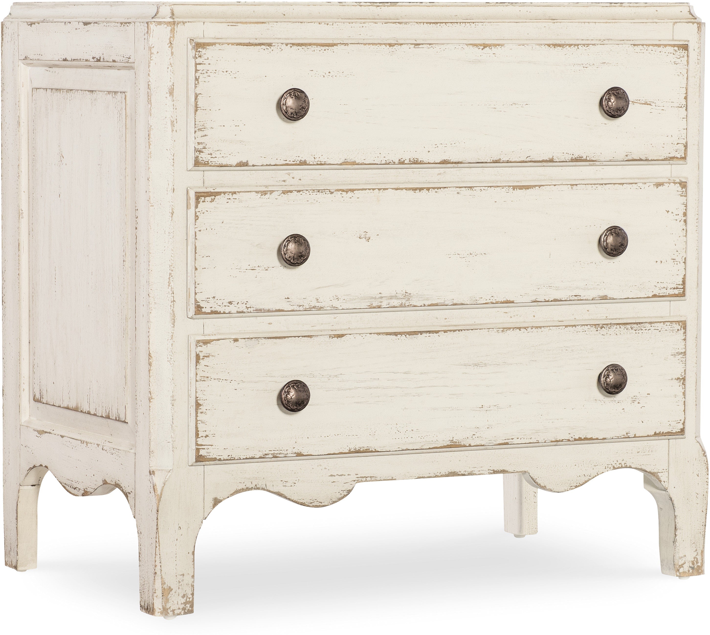 Americana Three-Drawer Nightstand